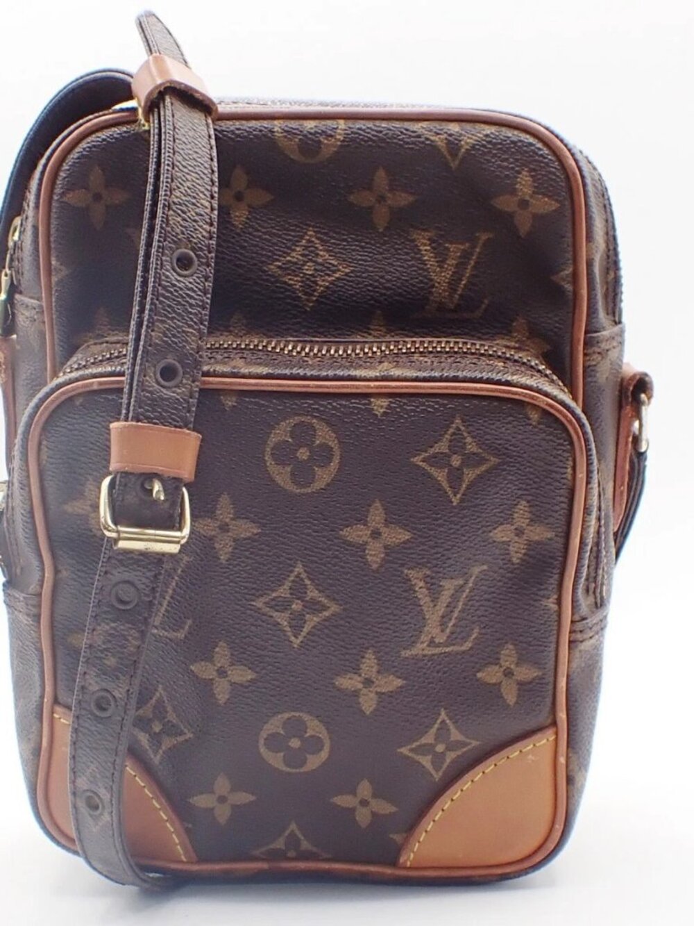 LOUIS VUITTON Amazon Crossbody Shoulder Bag Monogram Leather BN M45236 32KC861
